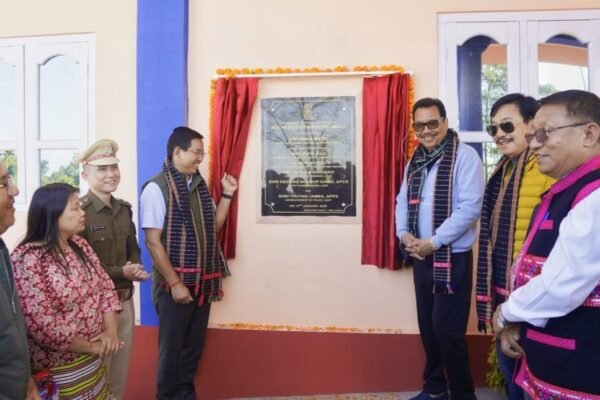 Chowna Mein inaugurated several landmark infrastructure projects in the Lohit district