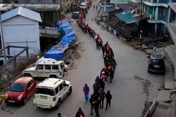 Candlelight vigil held in Tawang to honor Tibet earthquake victims