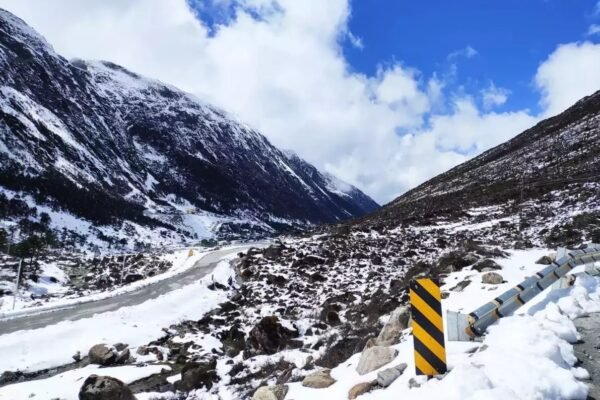 In Tawang, a lot of snow interrupts daily life and affects essential services