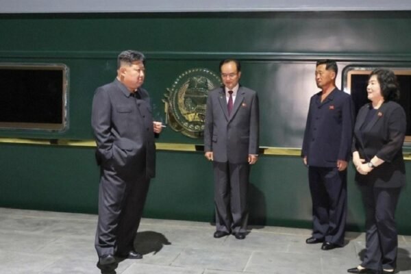 North Korea’s Kim Jong-un attends a military parade in Beijing