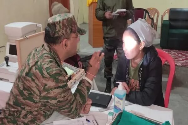 To promote children’s health, BRO conducts a medical camp in remote Arunachal village
